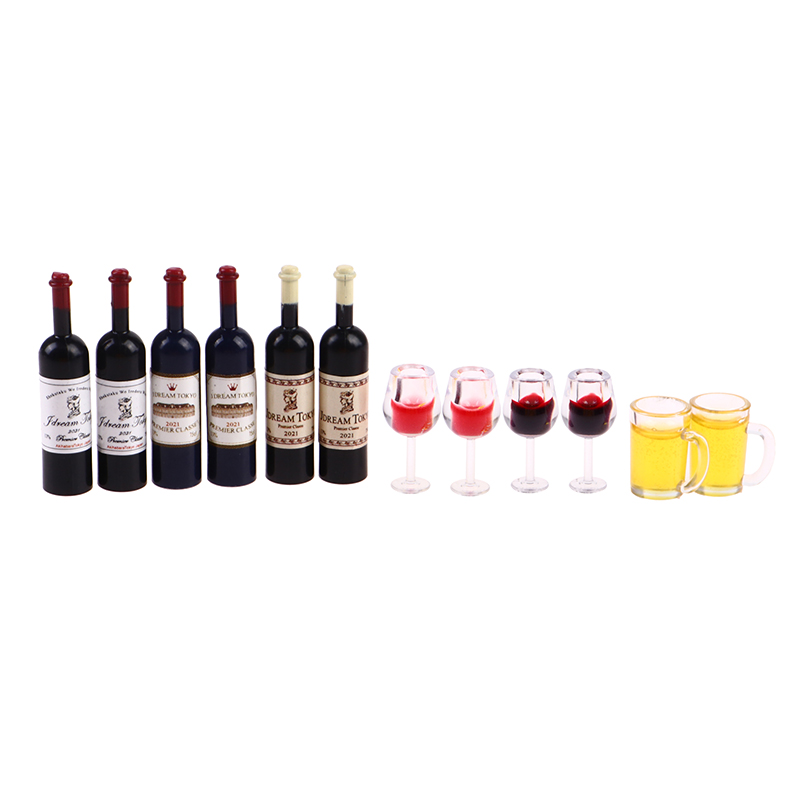 Wine Beer House - Miniature Dollhouse Wine Cup Beer Mug