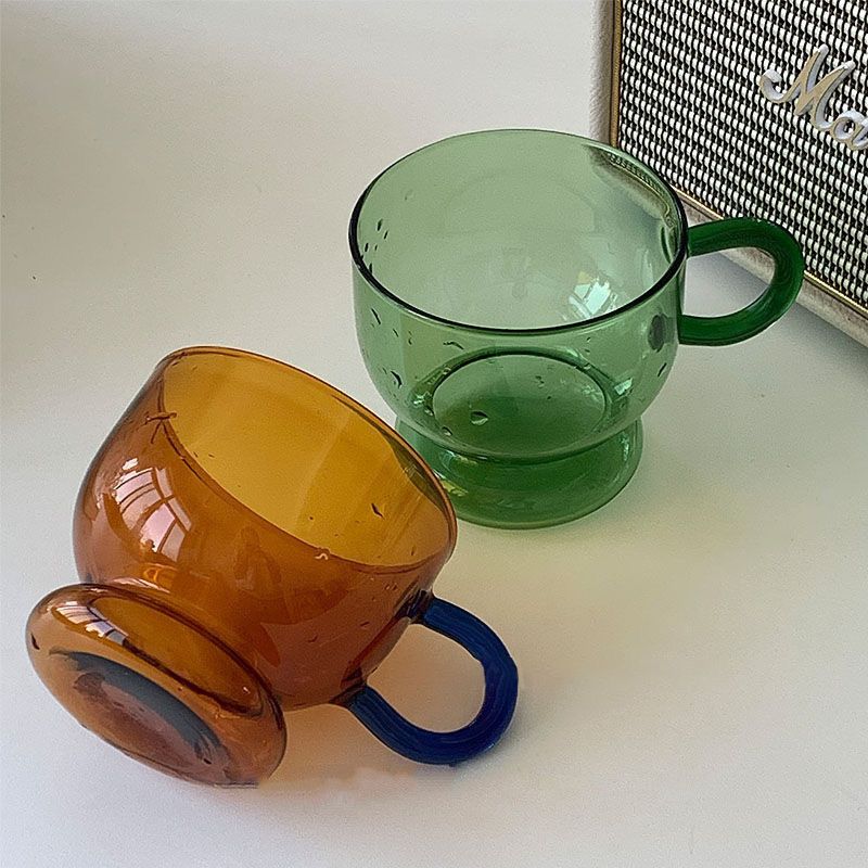 2PC Nordic glass coffee cup mi - Wine Beer House ulasan dan harga