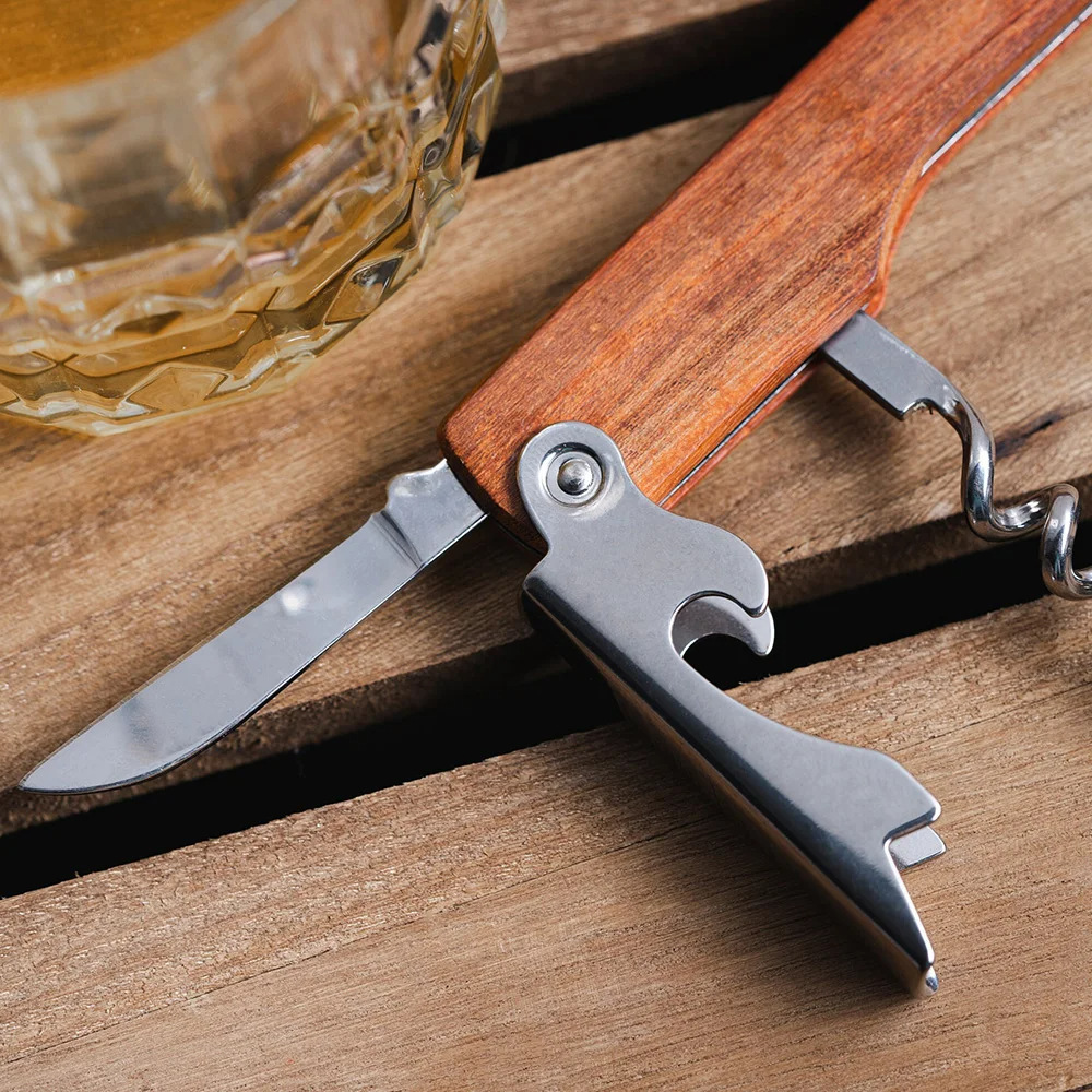 Personalised Logo Wood Handle  - Wine Beer Logo ulasan dan harga