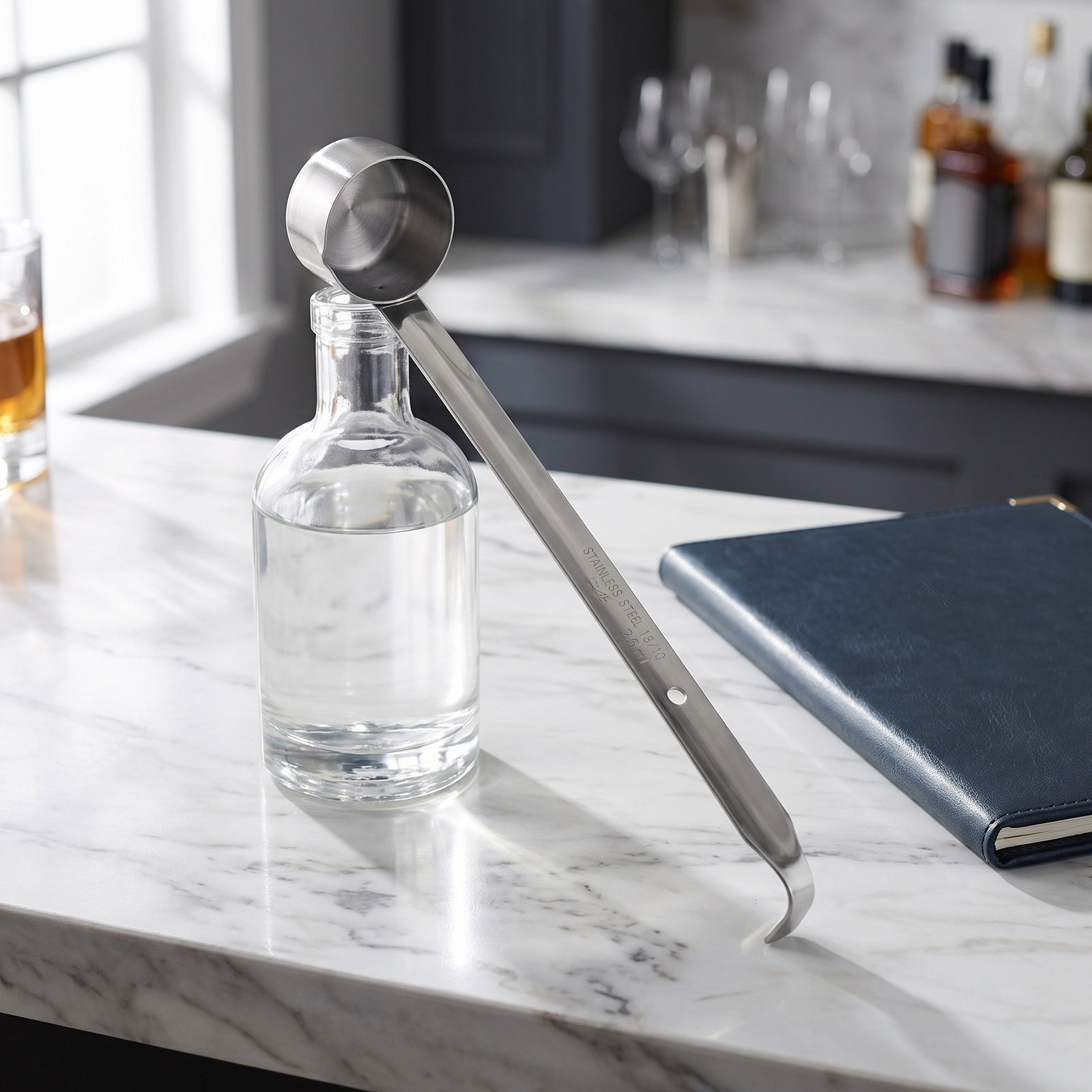 2Pcs Stainless Steel Wine Ladl - Wine With Beer Mix ulasan dan harga