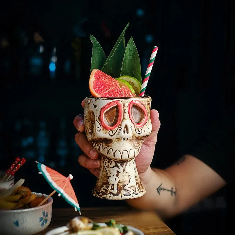 480ml Halloween Party Skull Co - Wine With Beer Mix ulasan dan harga