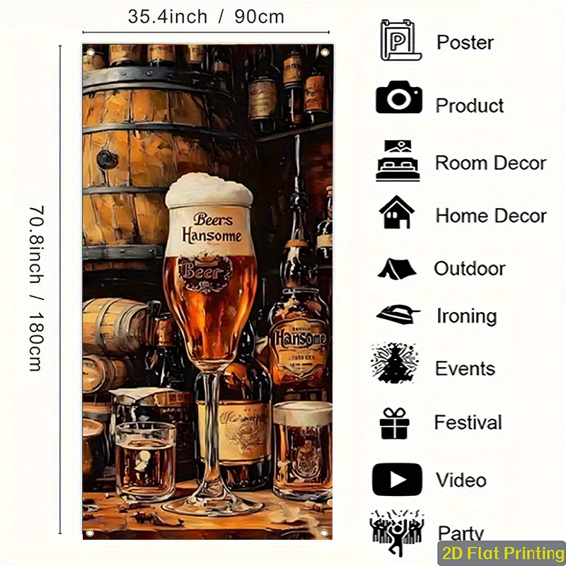 1 piece of 2D flat billboard b - Wine Beer House ulasan dan harga
