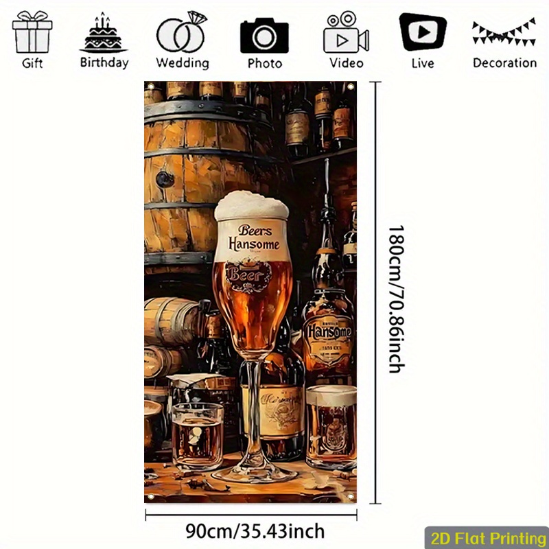 1 piece of 2D flat billboard b - Wine Beer House ulasan dan harga