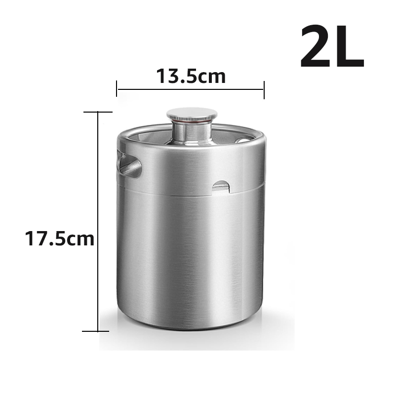 2L Mini Growler with Ball Lock - Wine Beers ulasan dan harga