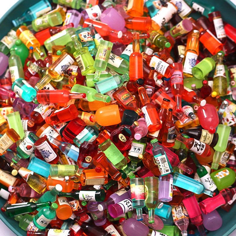 20Pcs Mixed Mini Resin Simulat - Wine With Beer Mix ulasan dan harga