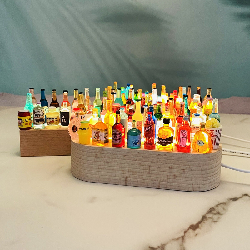 20Pcs Mixed Mini Resin Simulat - Wine With Beer Mix ulasan dan harga