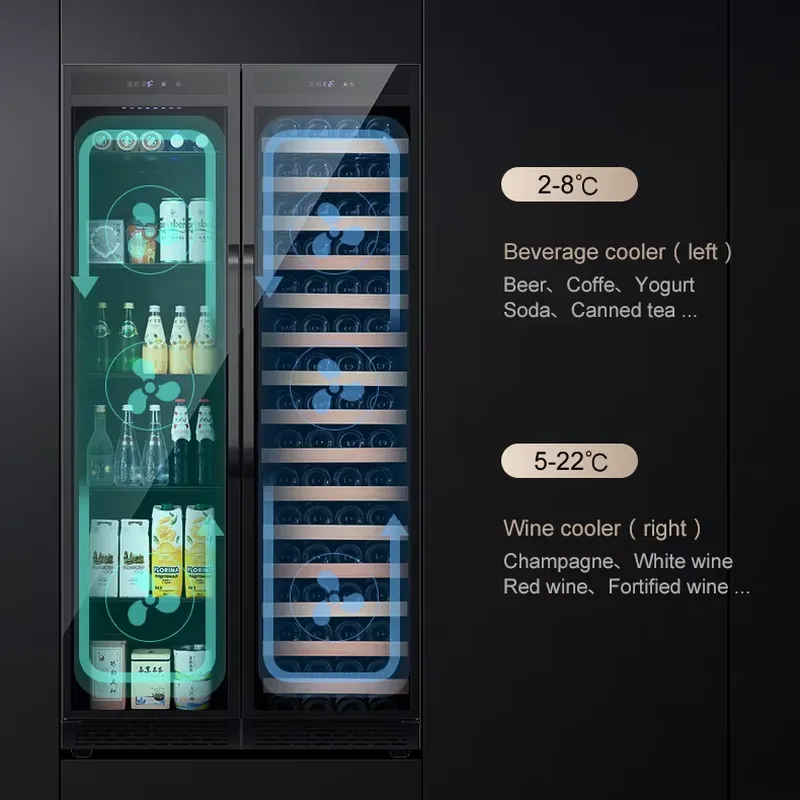 Built In Beverage Fridge Doubl - Wine With Beer Mix ulasan dan harga