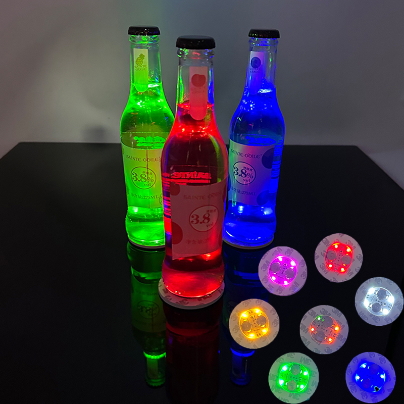 LED Coasters Sticker Night Clu - Wine Beer House ulasan dan harga